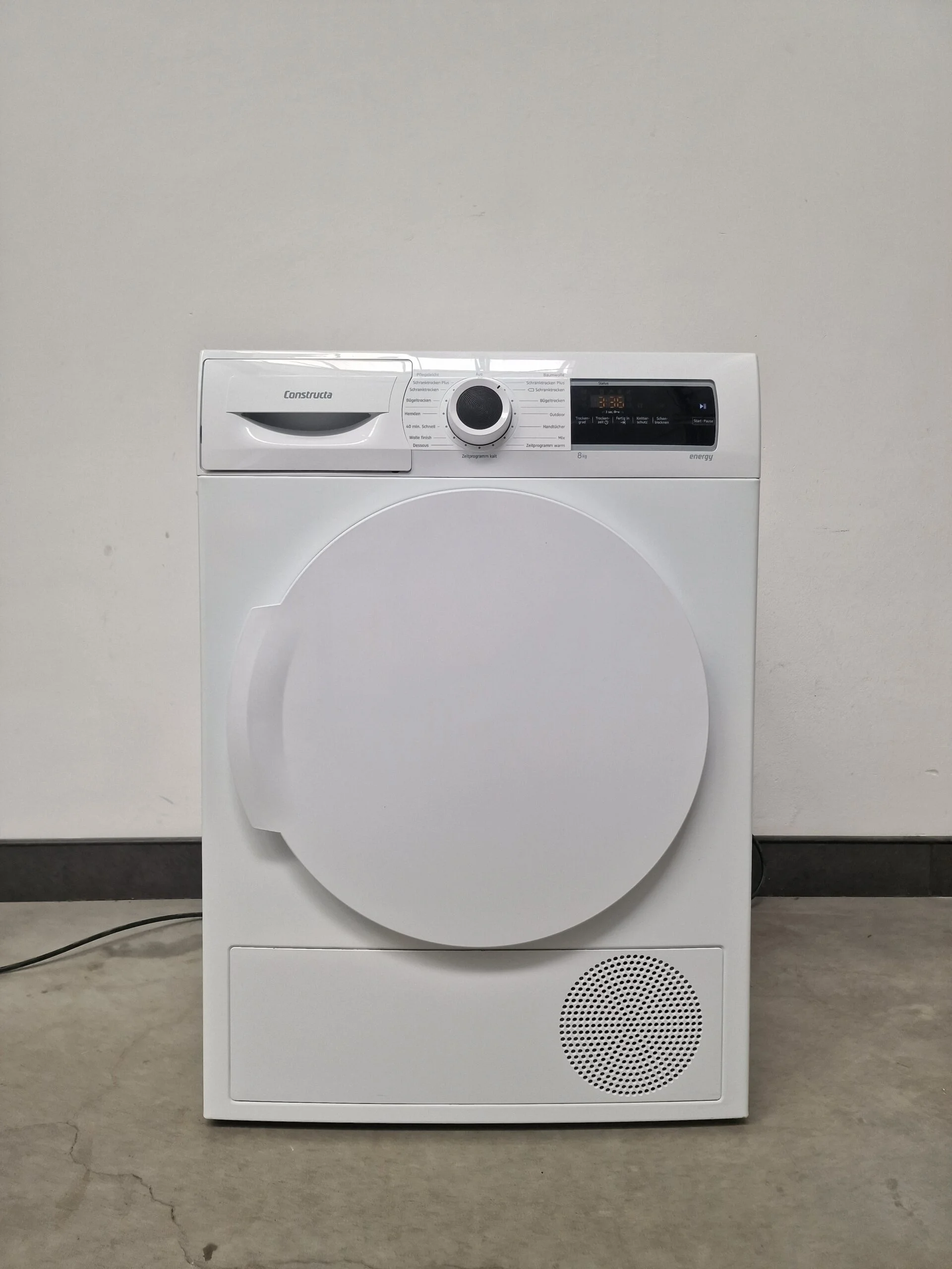 Constructa CWK3M201 Warmtepompdroger 8 kg A++