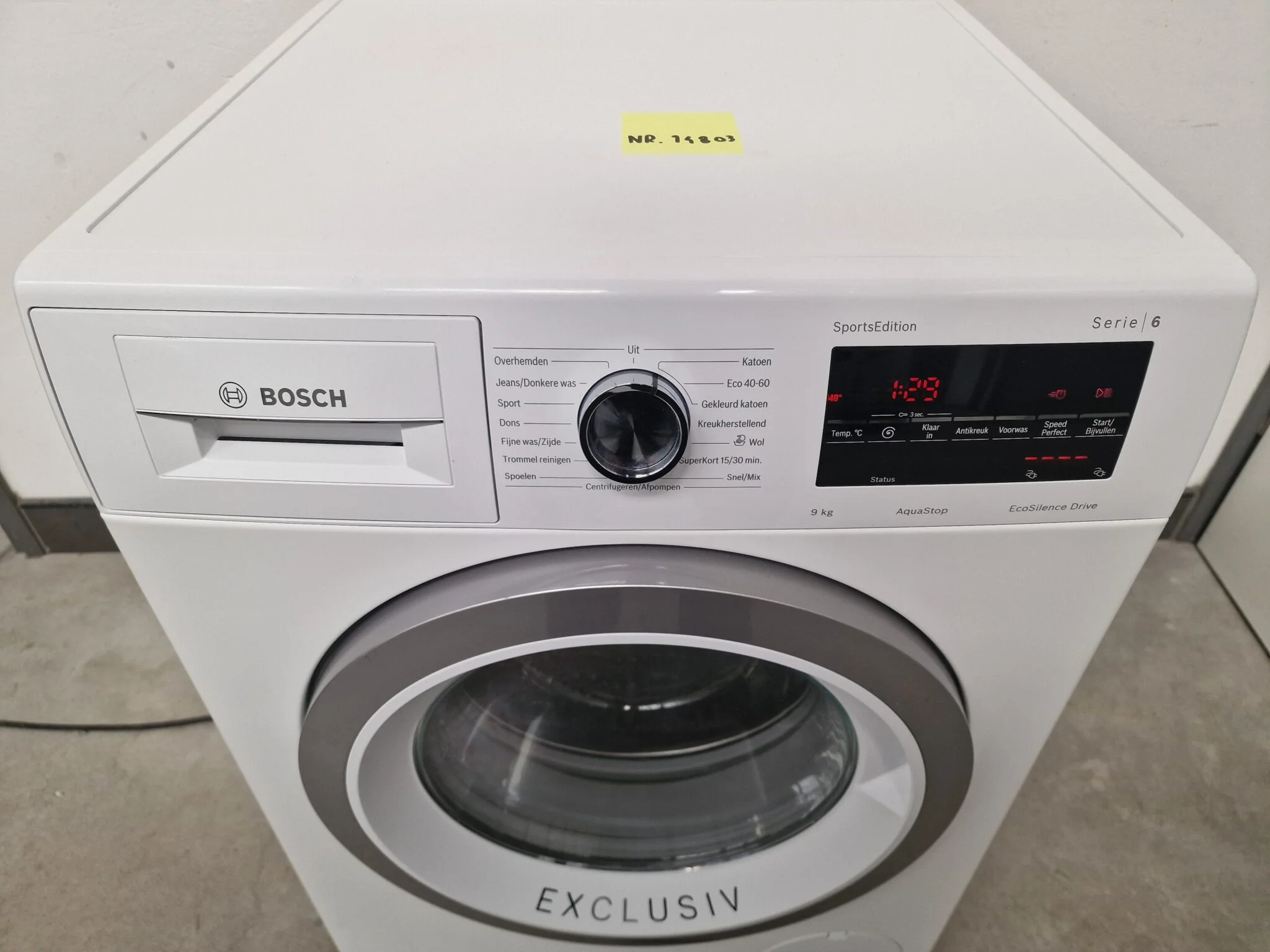 Bosch WAU28T95NL Serie 6 Wasmachine 9 kg A+++