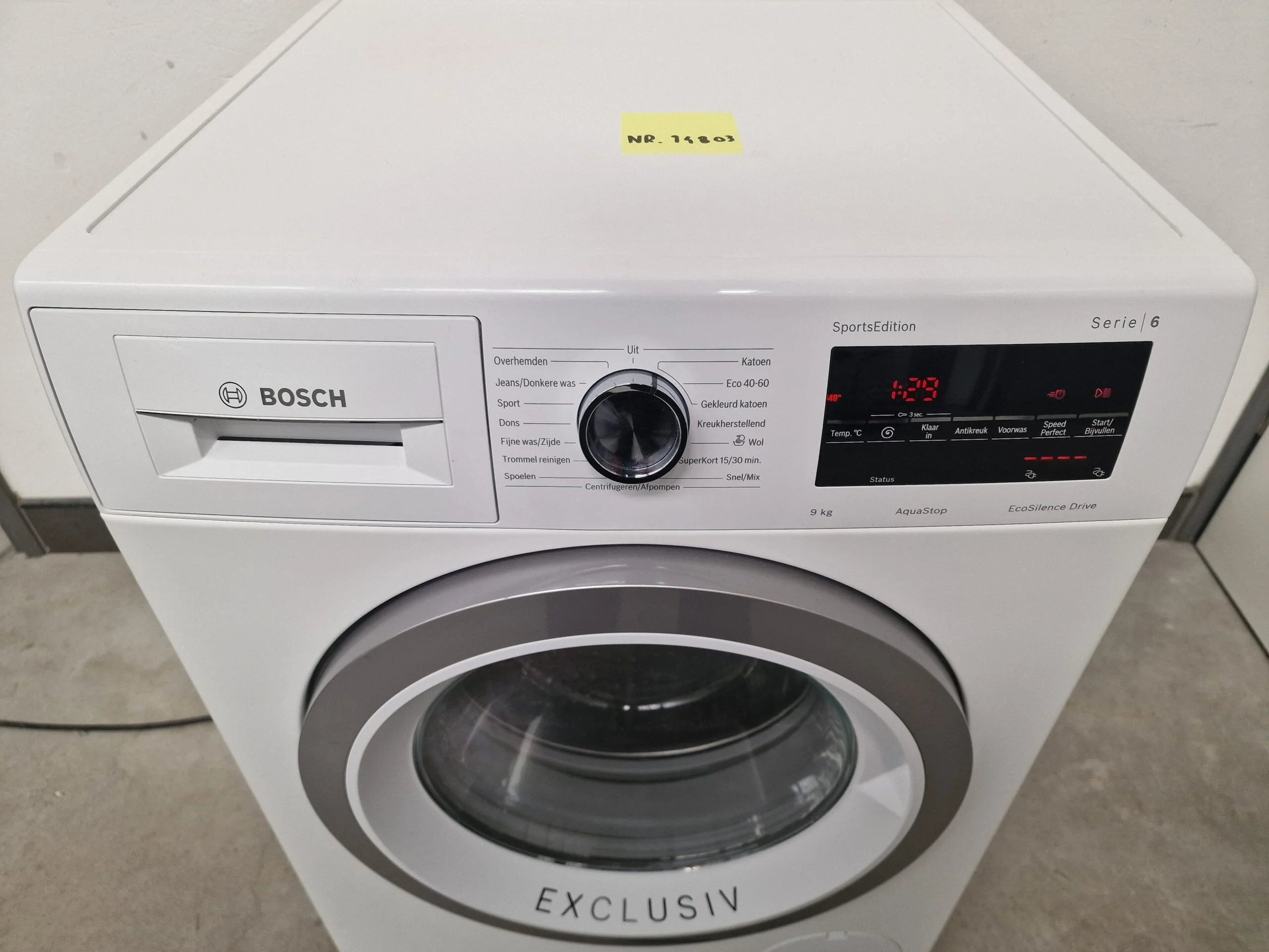 Bosch WAU28T95NL Serie 6 Wasmachine 9 kg A+++