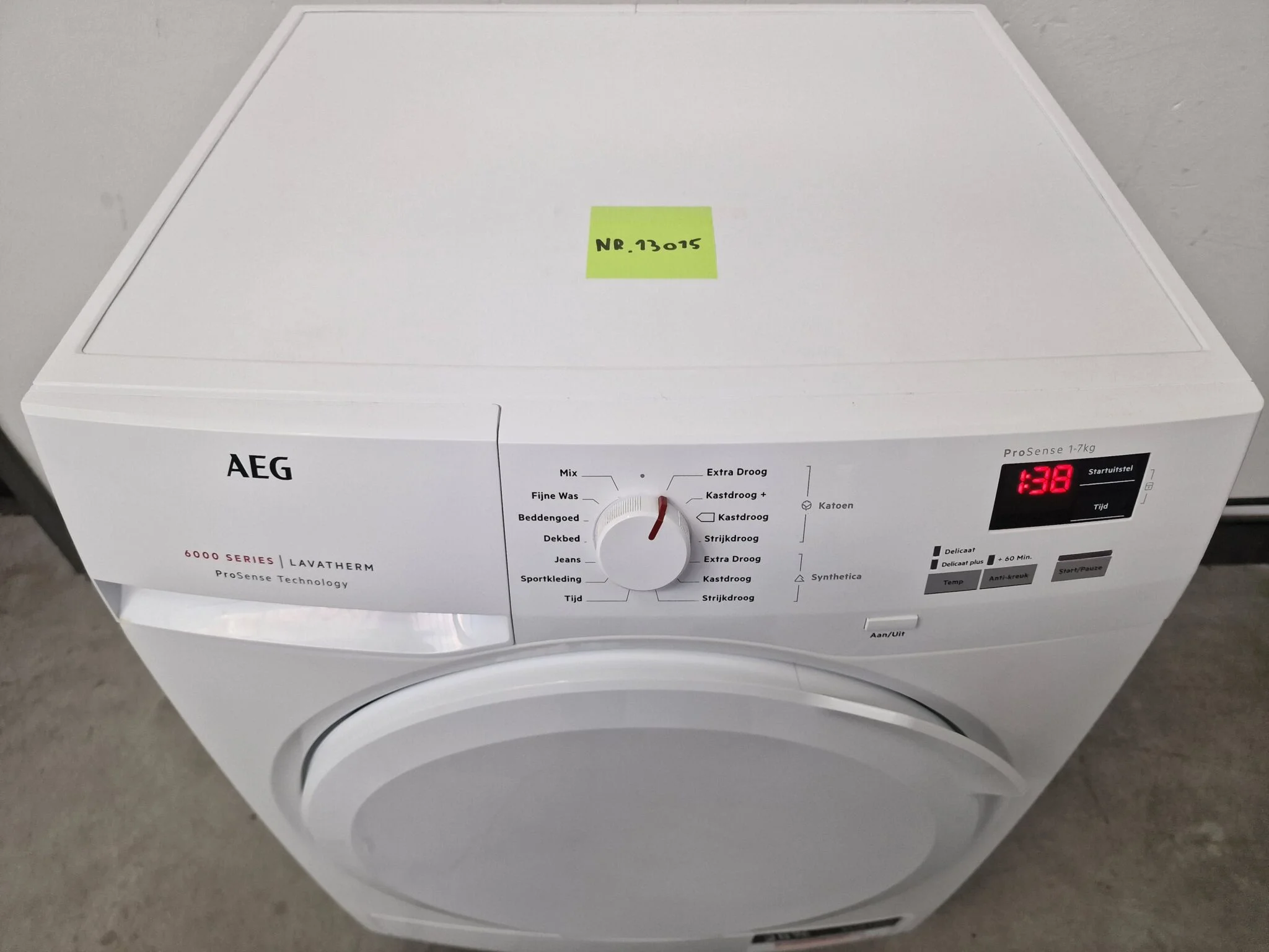 AEG T6DB72KP Serie 6000 Condensdroger 7 kg