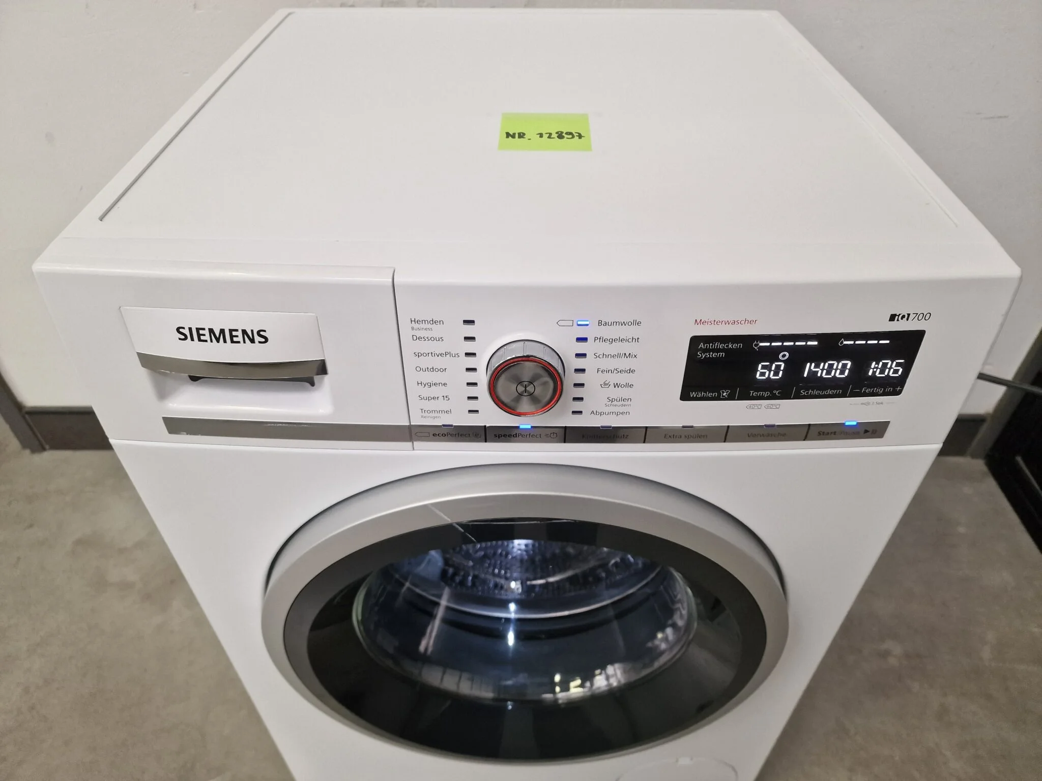 Siemens WM14W5FCB IQ700 Wasmachine 9 kg A+++